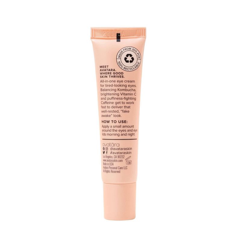 slide 5 of 14, Avatara Kombucha The Wake Up Call Eye Cream - 0.5 fl oz, 0.5 fl oz