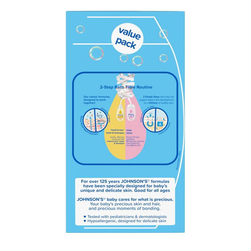 slide 5 of 7, Johnson's First Touch Baby Gift Set Includes Baby Bath Wash & Shampoo, Body Lotion, & Diaper Rash Cream - 3ct, 3 ct