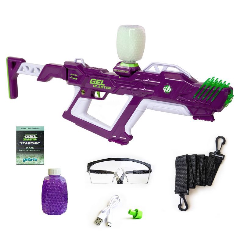 slide 3 of 10, Gel Blaster StarFire XL Glow-in-the -Dark Gellet Blaster, 1 ct