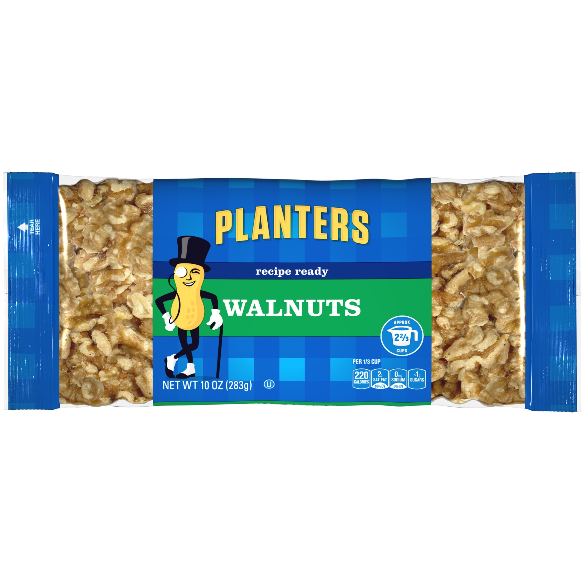 slide 1 of 6, Planters Walnuts, Recipe Ready, 10 oz