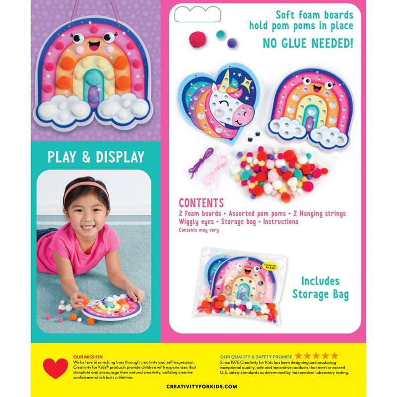 Creativity For Kids Pom Pom Pictures Magical Diy Art Kit : Target