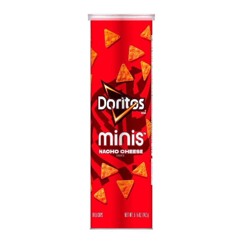 slide 1 of 8, Doritos Minis Nacho Cheese Tortilla Chips - 5.12oz, 5.12 oz