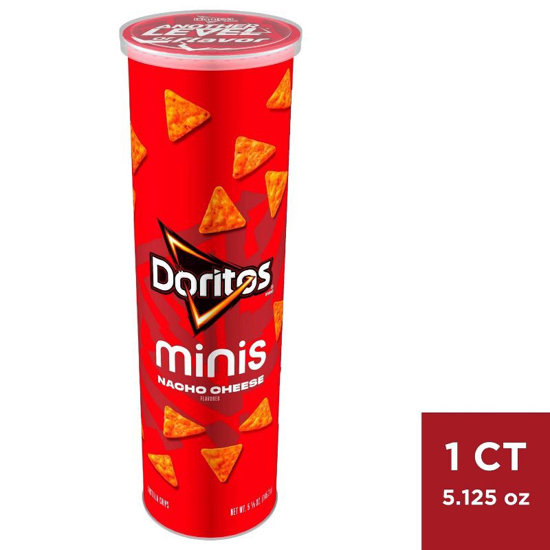 slide 1 of 5, Doritos Minis Nacho Cheese – 5.12oz, 5.12 oz