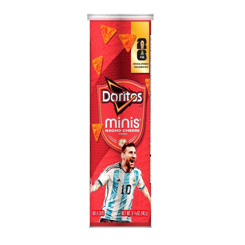 slide 1 of 8, Doritos Minis Nacho Cheese Tortilla Chips - 5.12oz, 5.12 oz