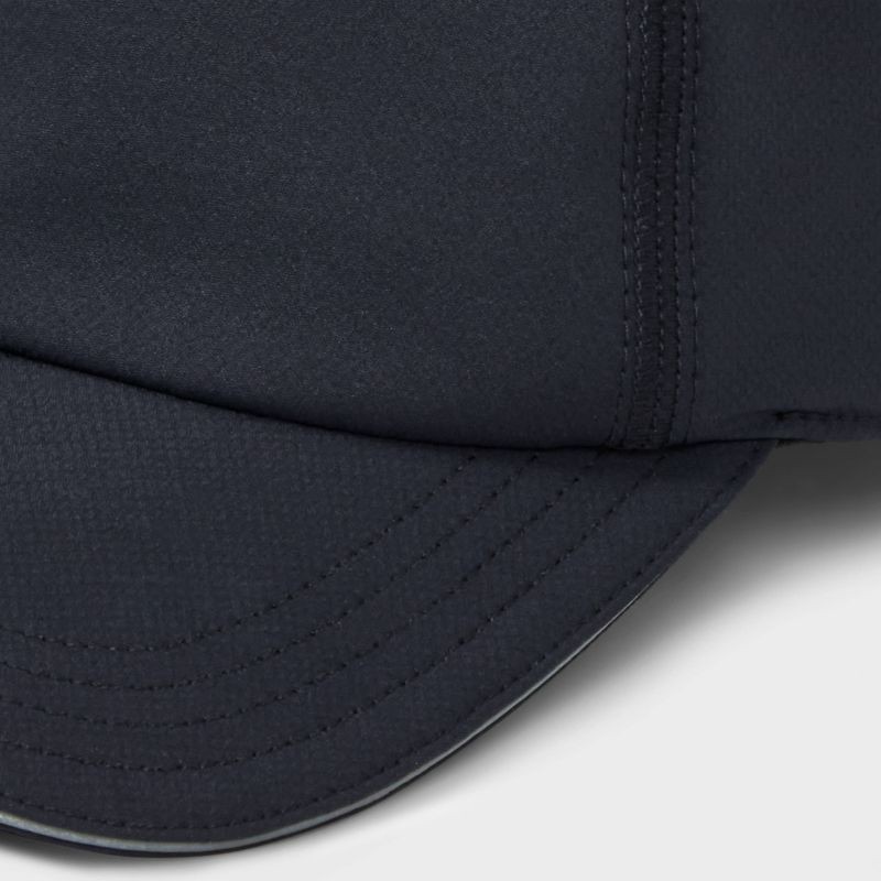 slide 3 of 3, Baseball Hat - All In Motion™ Black One Size: Lightweight Recycled Polyester, Adjustable Hook and Loop Fastener, UPF 50+, 1 ct