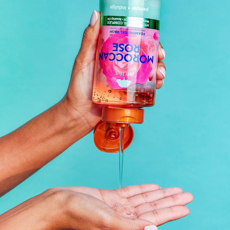 slide 6 of 12, Tree Hut Moroccan Rose Foaming Gel Body Wash - 18 fl oz, 18 fl oz