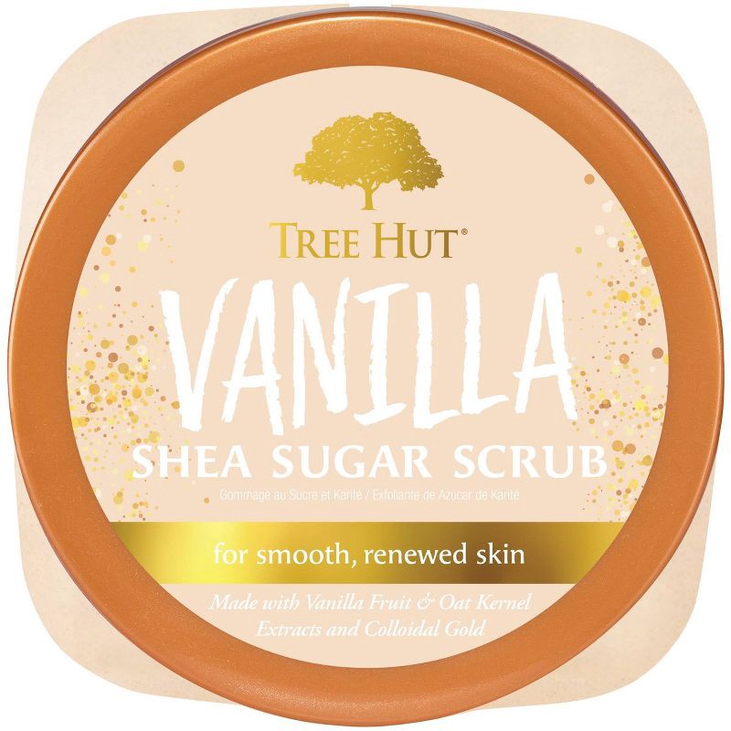 slide 2 of 9, Tree Hut Shea Sugar Vanilla Body Scrub - 18oz, 18 oz