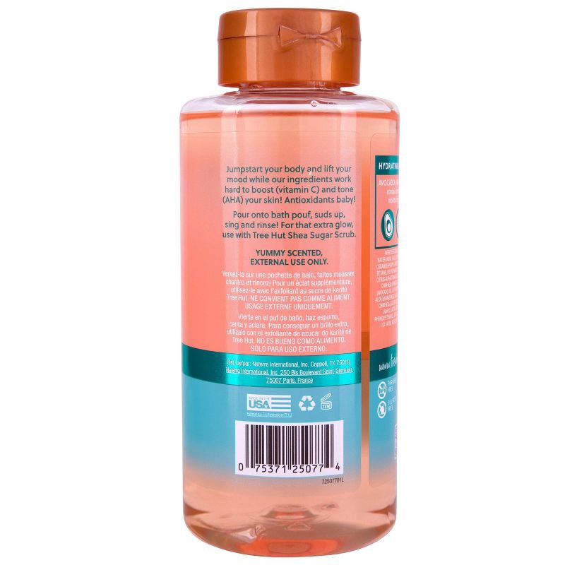 slide 6 of 10, Tree Hut Vitamin C Foaming Gel Body Wash - Grapefruit, Orange, Citrus & Lemon - 18 fl oz, 18 fl oz