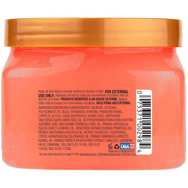 slide 8 of 8, Tree Hut Peach Sorbet Shea Sugar Grapefruit, Strawberry, Melon, Banana & Apricot Body Scrub - 18oz, 18 oz