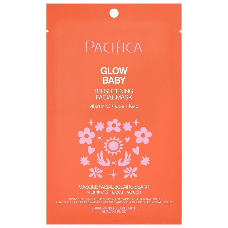 slide 1 of 10, Pacifica Glow Baby Brightening Facial Mask - 0.67 fl oz, 0.67 fl oz