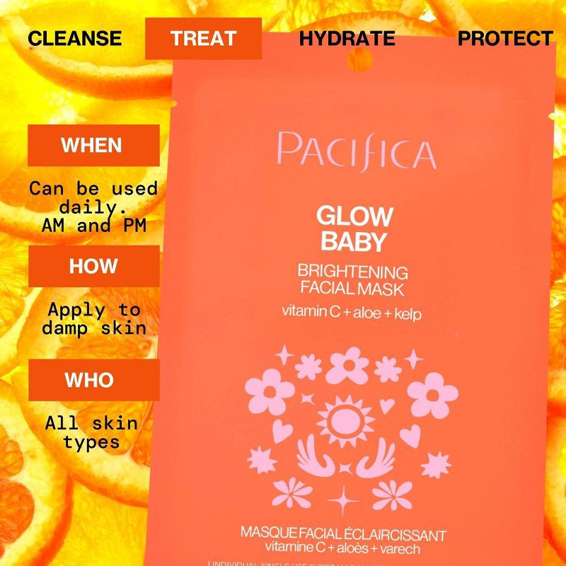 slide 9 of 10, Pacifica Glow Baby Brightening Facial Mask - 0.67 fl oz, 0.67 fl oz