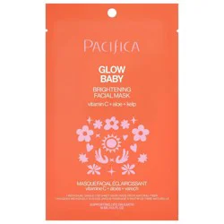Pacifica Glow Baby Brightening Facial Mask - 0.67 fl oz: Paraben-Free, Sulfate-Free, With Hyaluronic Acid, Vegan