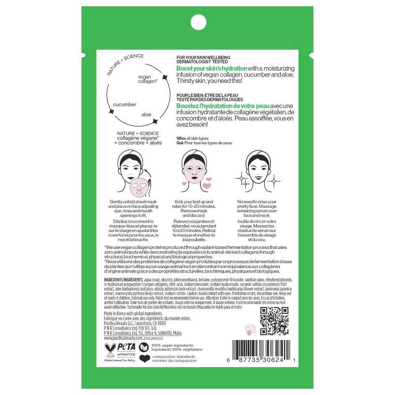 slide 2 of 9, Pacifica Vegan Collagen Hydrate and Plump Facial Mask - 0.67fl oz, 0.67 fl oz