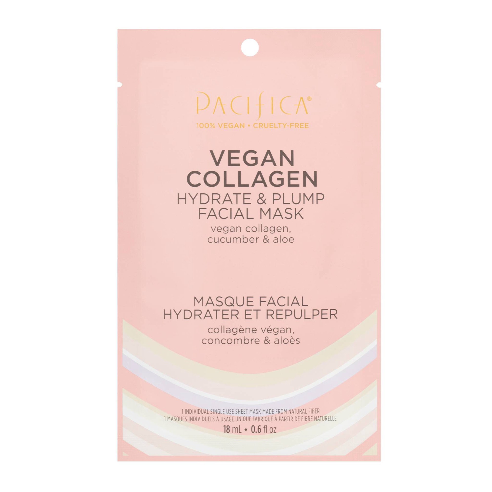 slide 1 of 4, Pacifica Vegan Collagen Hydrate and Plump Facial Mask - 0.67 fl oz, 0.67 fl oz