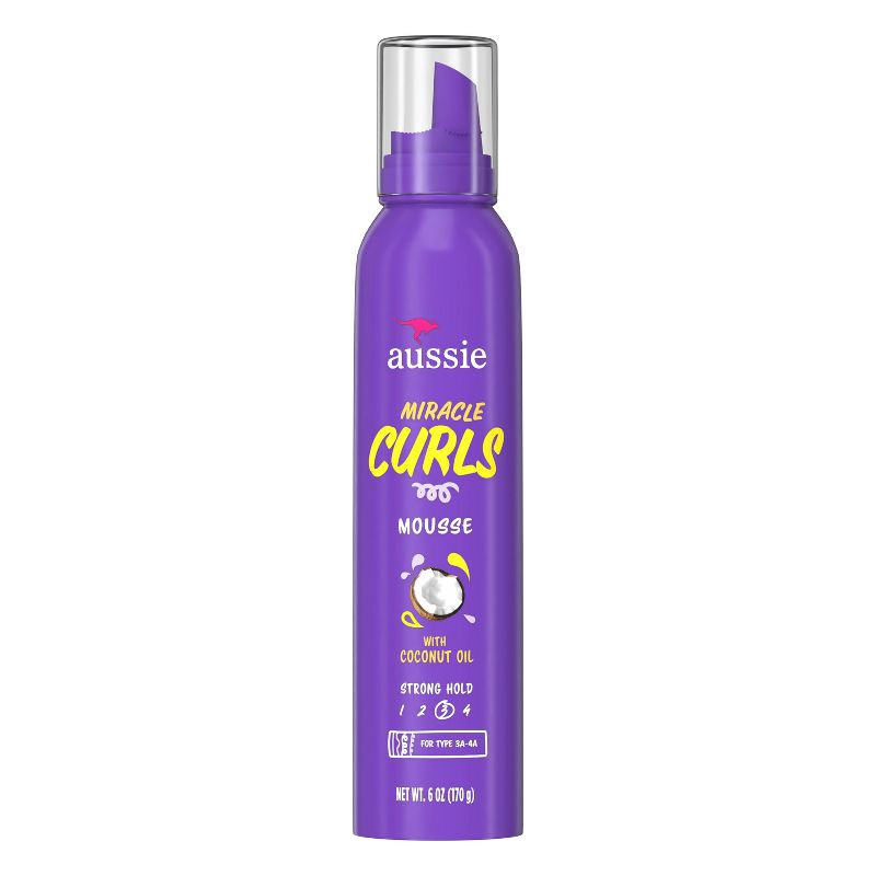 slide 8 of 9, Aussie Miracle Curls Hair Mousse - 6oz, 6 oz