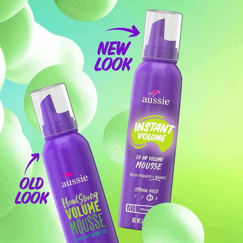 slide 3 of 12, Aussie Instant Volume Hair Mousse - 6oz, 6 oz