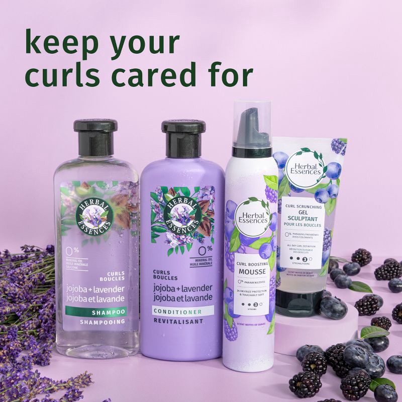 slide 9 of 10, Herbal Essences Curl Boosting Hair Mousse - 6.8oz, 6.8 oz