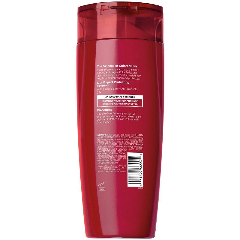 slide 2 of 7, L'Oreal Paris Elvive Color Vibrancy Protecting Shampoo for Color Treated Hair - 13.5 fl oz, 13.5 fl oz