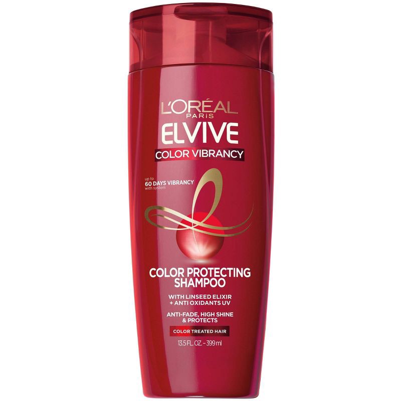 slide 1 of 7, L'Oreal Paris Elvive Color Vibrancy Protecting Shampoo for Color Treated Hair - 13.5 fl oz, 13.5 fl oz