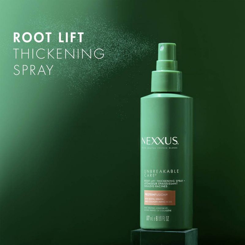 slide 4 of 12, Nexxus Unbreakable Care for Fine & Thin Hair Root Lift Biotin Thickening Spray - 6 fl oz, 6 fl oz