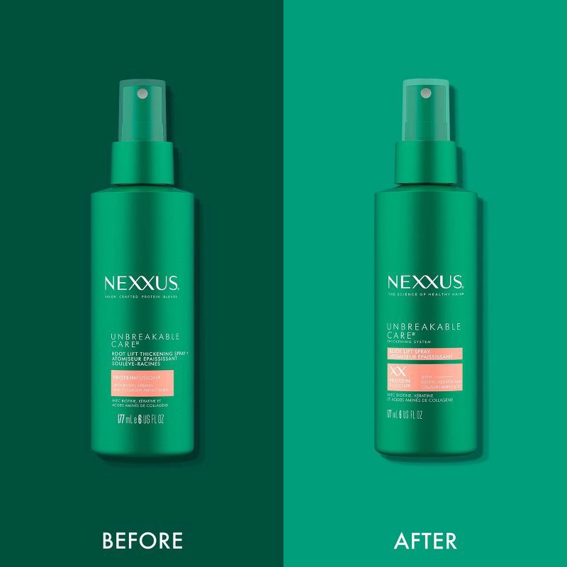slide 5 of 12, Nexxus Unbreakable Care for Fine & Thin Hair Root Lift Biotin Thickening Spray - 6 fl oz, 6 fl oz
