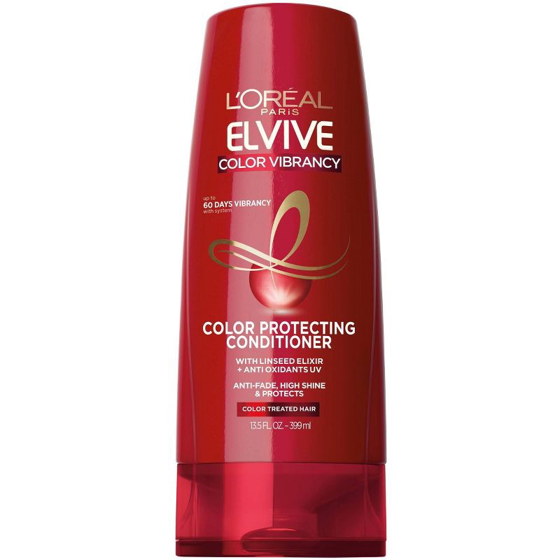 slide 1 of 7, L'Oreal Paris Elvive Color Vibrancy Protecting Conditioner with Antioxidants - 13.5 fl oz, 13.5 fl oz