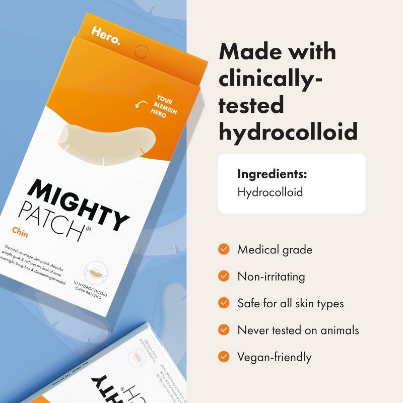 slide 7 of 8, Hero Cosmetics Hero Mighty Patch Chin - 10ct, 10 ct