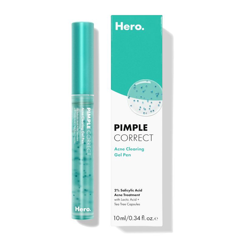 slide 1 of 7, Hero Cosmetics Pimple Correct Acne Clearing Gel Pen - 0.34 fl oz, 0.34 fl oz