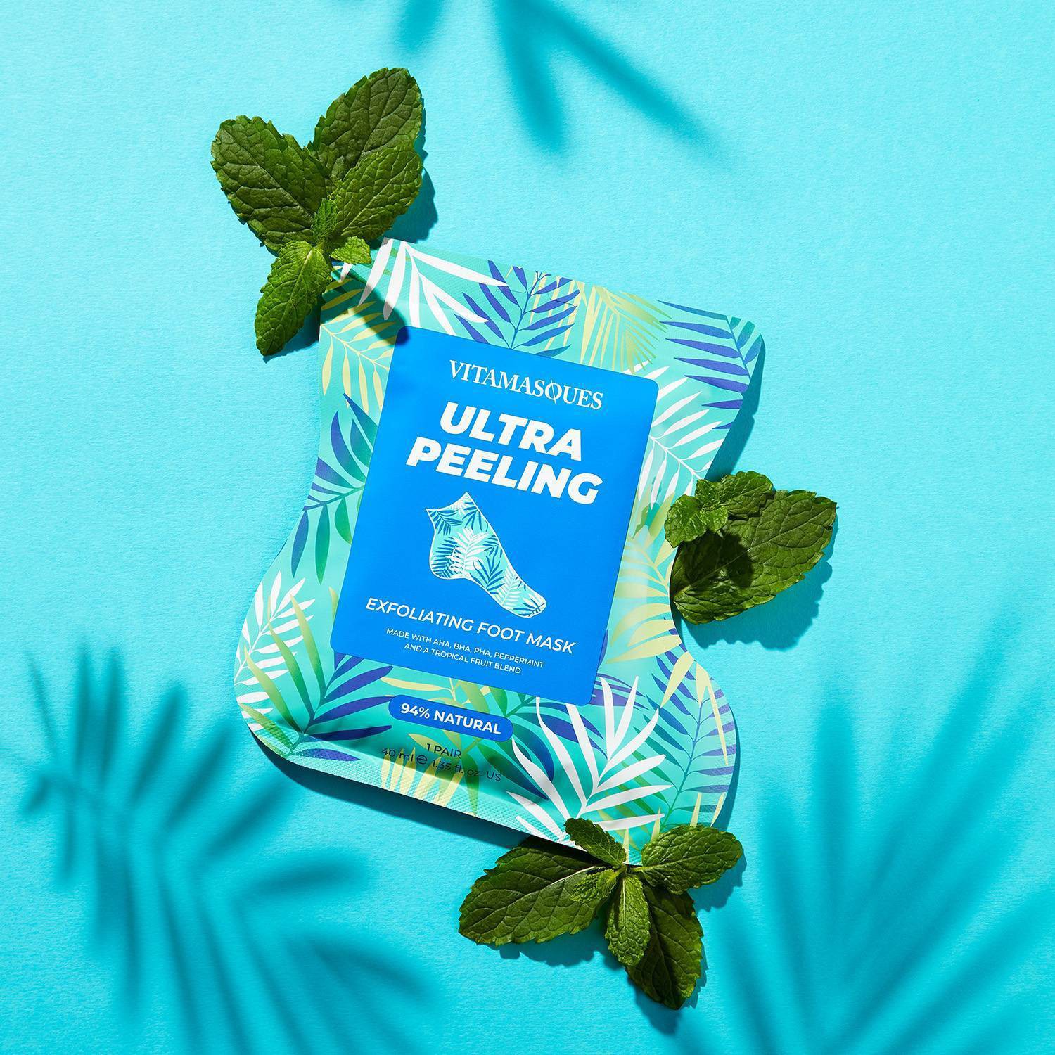 slide 6 of 13, Vitamasques Ultra Peeling Exfoliating Foot Mask 1 ea, 1 ct