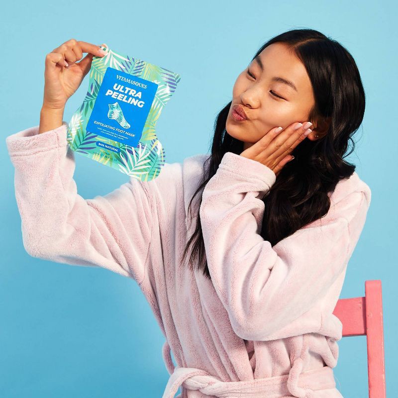 slide 10 of 10, Vitamasques Easy Foot Mask - Ultra Peeling - 1.35 fl oz, 1.35 fl oz