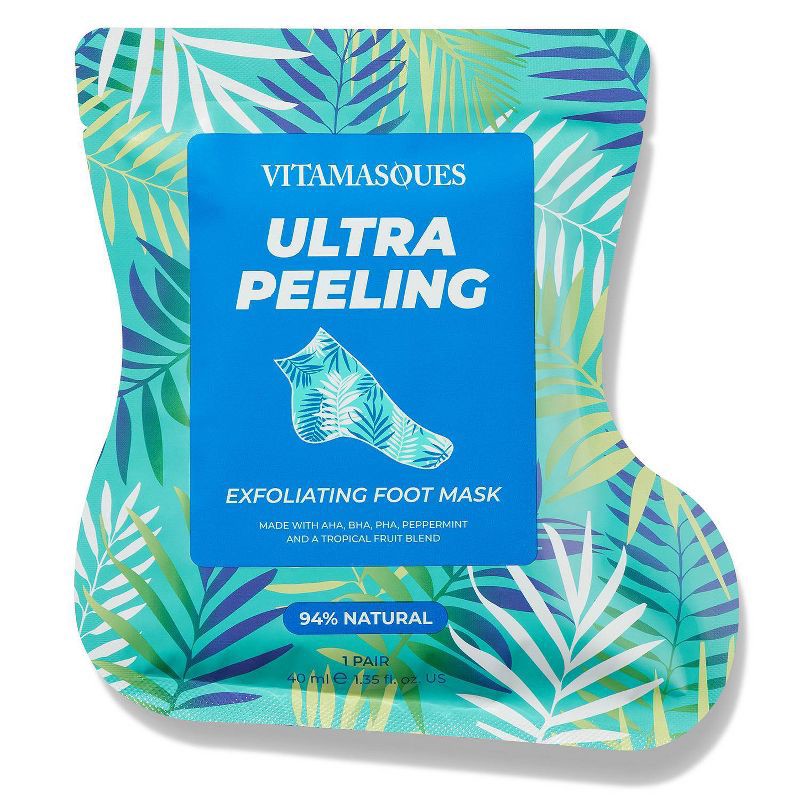 slide 1 of 10, Vitamasques Easy Foot Mask - Ultra Peeling - 1.35 fl oz, 1.35 fl oz