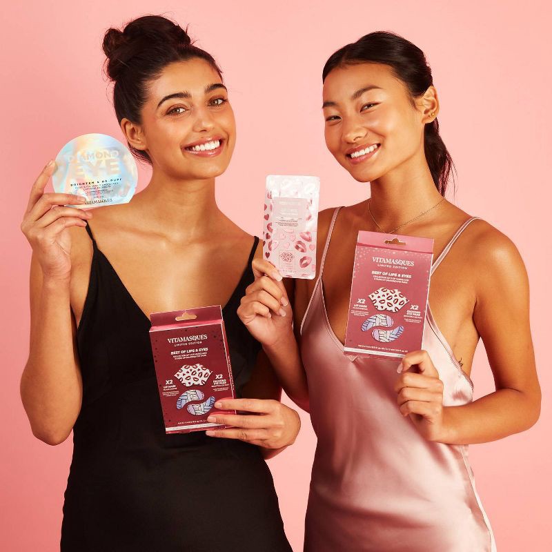 slide 8 of 11, Vitamasques Lip + Eye Box Set - 4ct, 4 ct