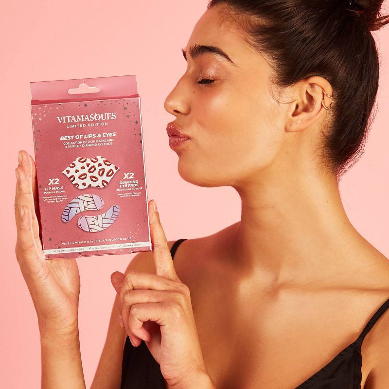 slide 9 of 11, Vitamasques Lip + Eye Box Set - 4ct, 4 ct