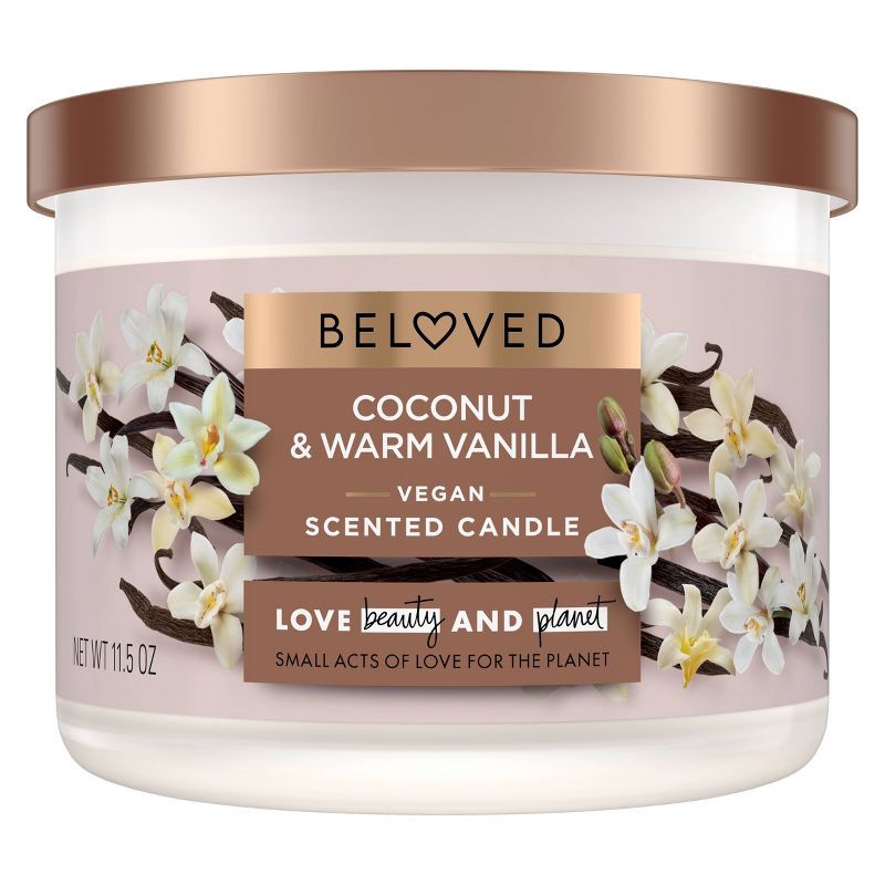 slide 1 of 5, Beloved Coconut & Warm Vanilla 2-Wick Candle 11.5oz, 11.5 oz