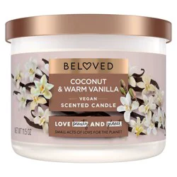 Beloved Coconut & Warm Vanilla 2-Wick Candle 11.5oz