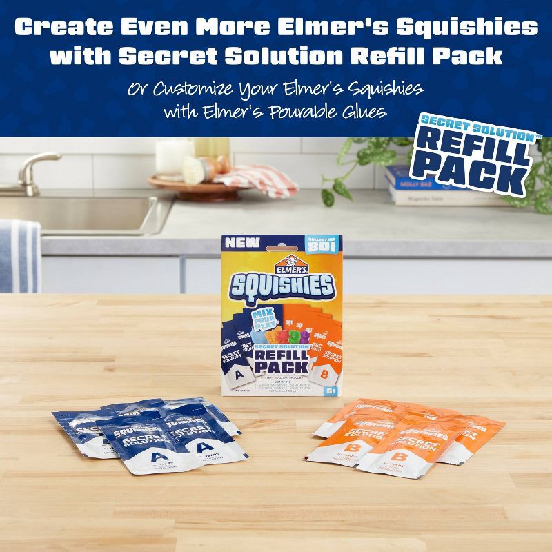 slide 5 of 5, Elmer's Squishies DIY Toy Activity Kit with Mystery Character, 1 ct