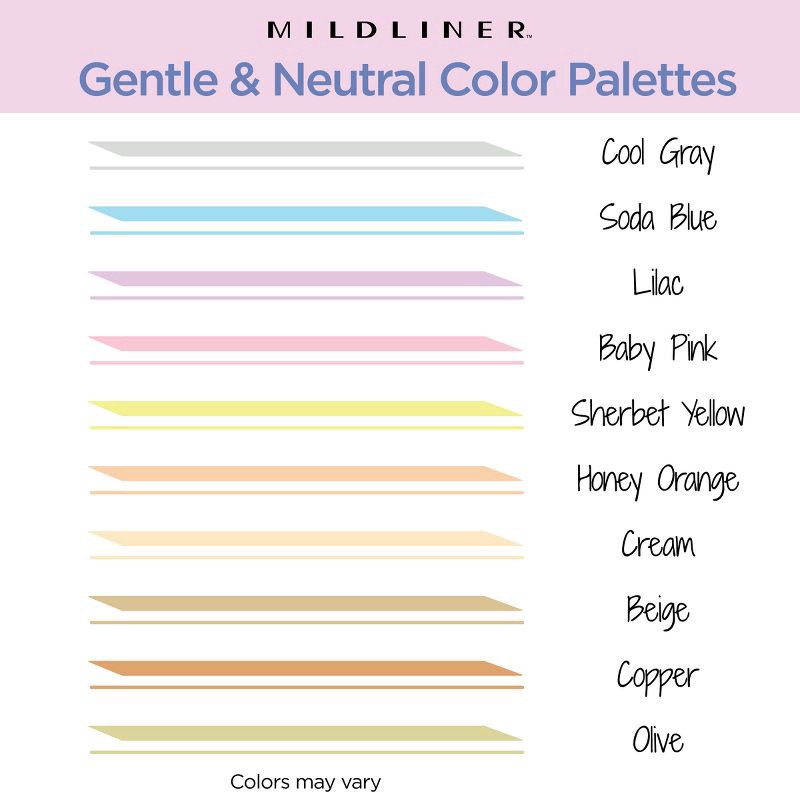 slide 4 of 9, Zebra 10ct Highlighters Mildliner Double Ended Gifting: Multicolored Art & Stationery Markers, 0.4mm Point, Ages 13+, Teacher Supplies, 10 ct