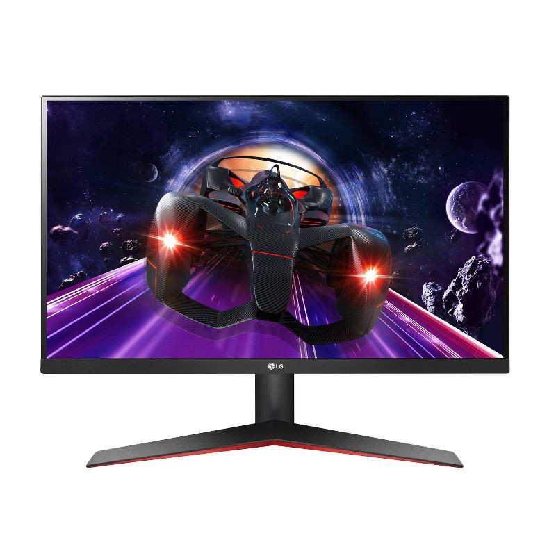 slide 1 of 8, LG Electronics LG 24" Full HD IPS Computer Monitor with AMD FreeSync - Black - 24MP60G, 60 gram