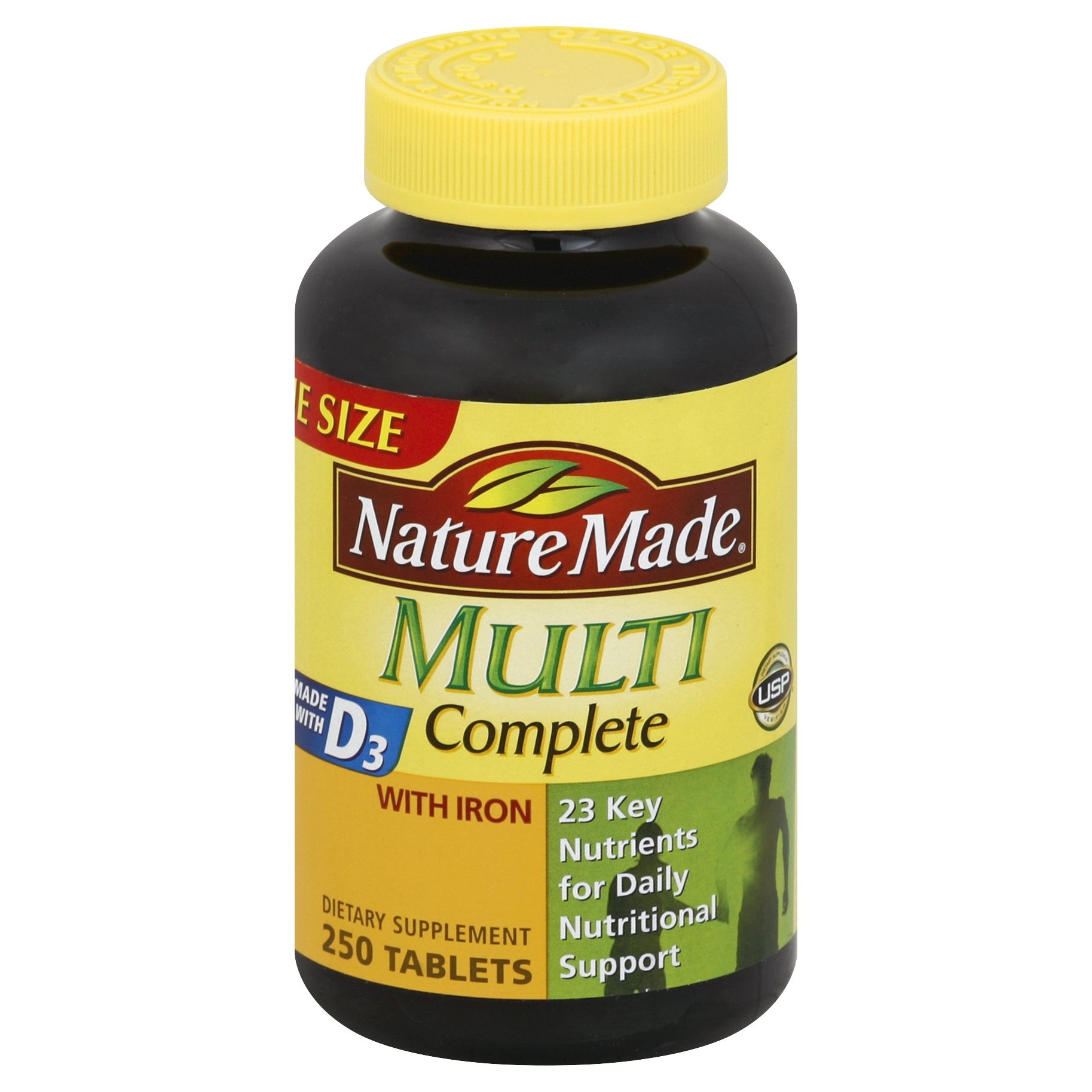 slide 1 of 4, Nature Made Multi Complete Tablets, 250 ct