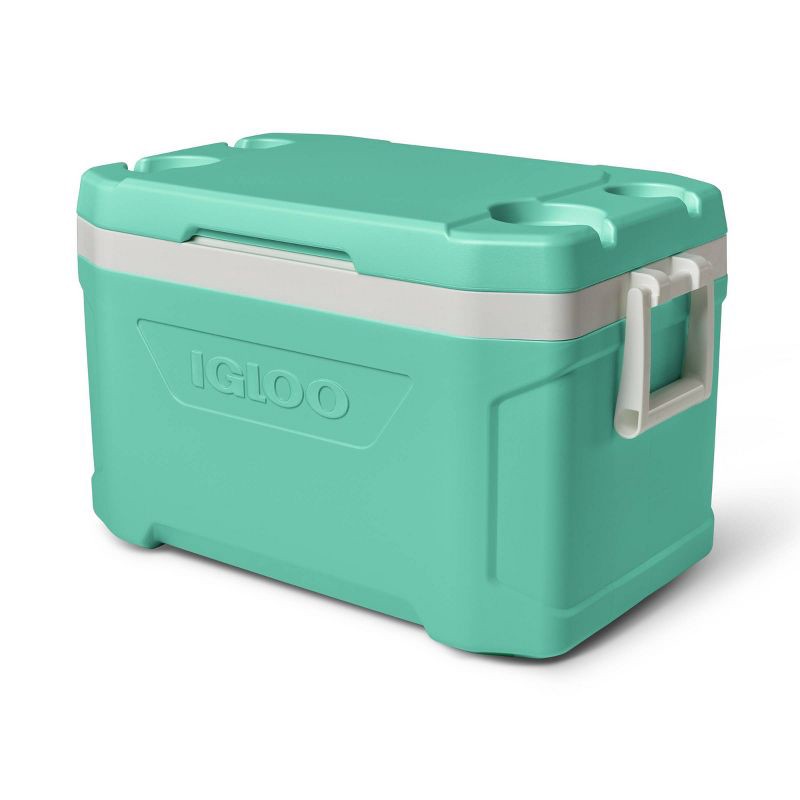 slide 3 of 13, Igloo Latitude 52qt Cooler - Mint, 52 qt