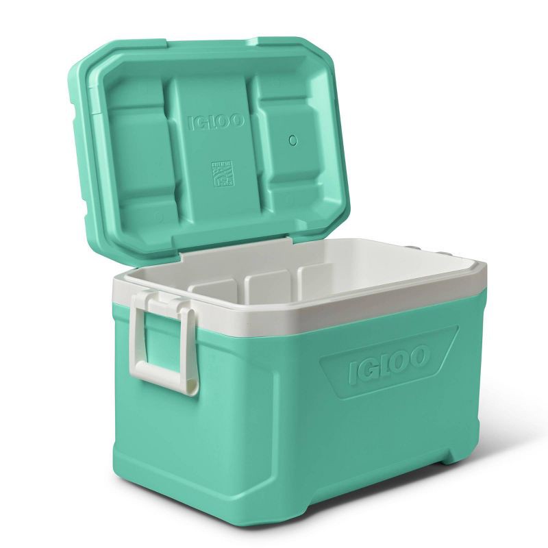 slide 13 of 13, Igloo Latitude 52qt Cooler - Mint, 52 qt