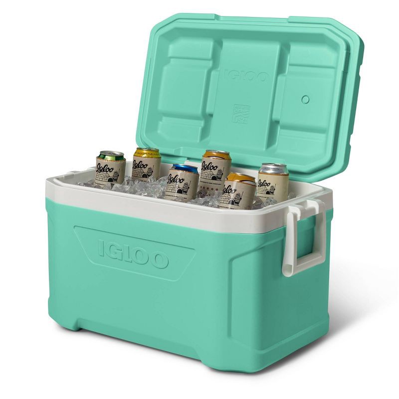 slide 4 of 13, Igloo Latitude 52qt Cooler - Mint, 52 qt