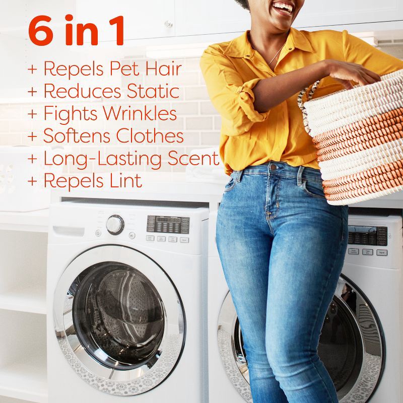 slide 5 of 8, Bounce Fresh Scent Pet Hair and Lint Guard Mega Fabric Softener Dryer Sheets - 180ct, 180 ct