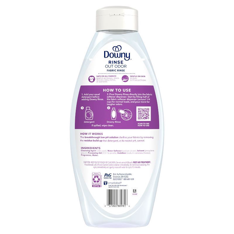 slide 16 of 16, Downy Rinse and Refresh Fresh Lavender - Rinse Out Odors - 48 fl oz, 48 fl oz