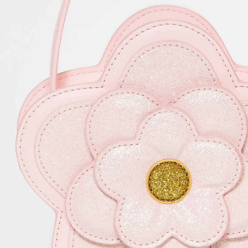 Toddler Girls' Floral Tote Bag - Cat & Jack™ Pink