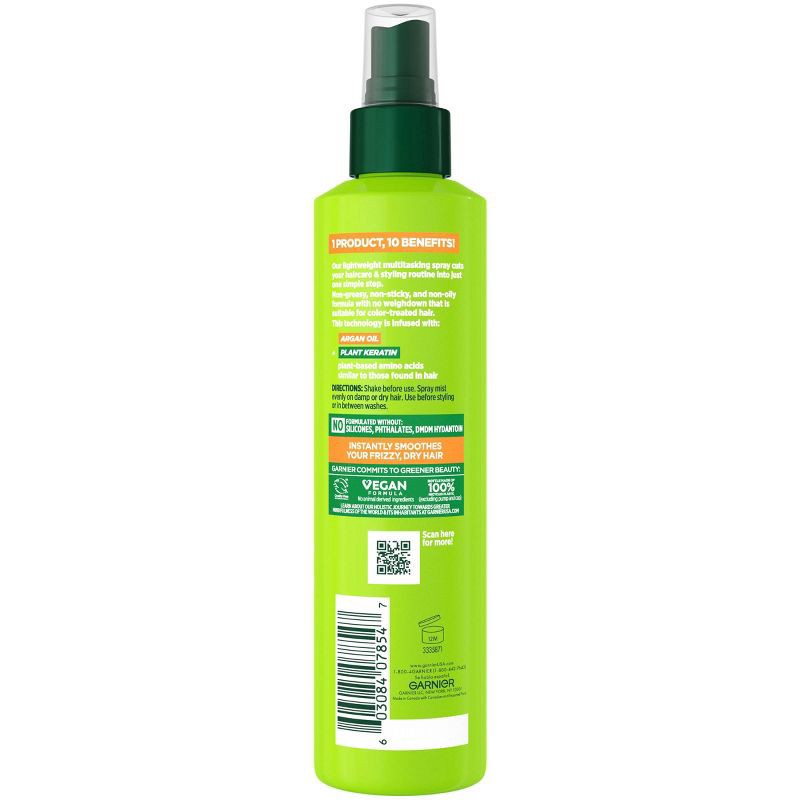 slide 2 of 6, Garnier Fructis Sleek & Shine 10-in-1 Hair Spray for Frizzy & Dry Hair - 8.1 fl oz, 8.1 fl oz