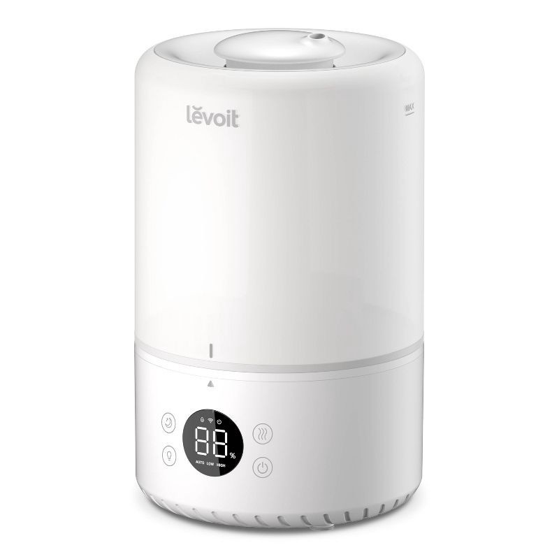 slide 3 of 15, Levoit 200S Dual Smart Top Fill Humidifier: Cool Mist, Ultrasonic, No Filter, 25 Hr Run, 100-300 sq. ft., Bedroom & Baby, 1 ct