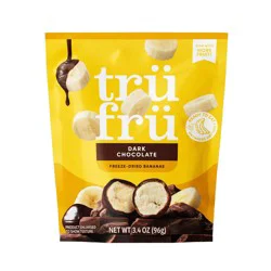 Tru Fru Freeze Dried Bananas in Dark Chocolate - 3.4 oz