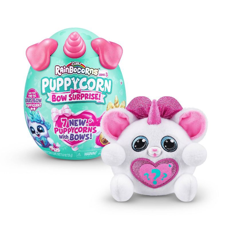 slide 6 of 14, Rainbocorns Puppycorn Bow Surprise Plush Stuffed Animal, 1 ct