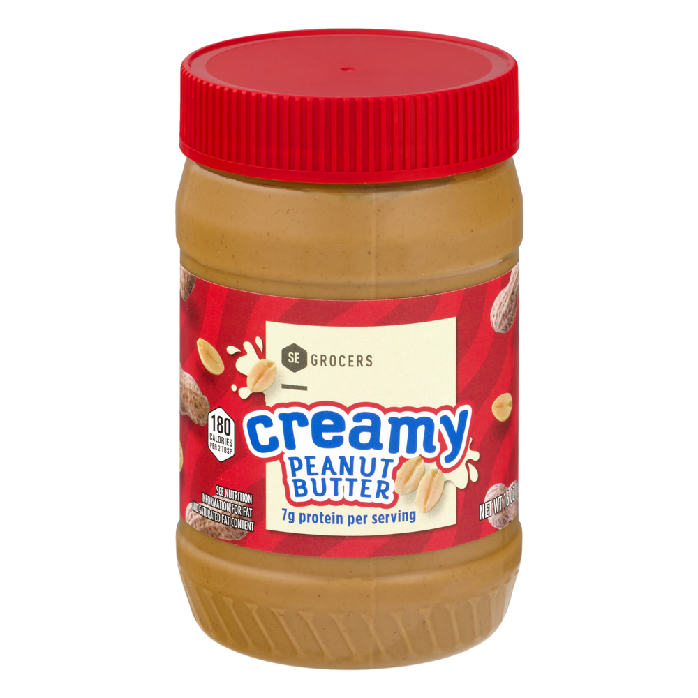 slide 1 of 1, SE Grocers Peanut Butter Creamy, 16 oz